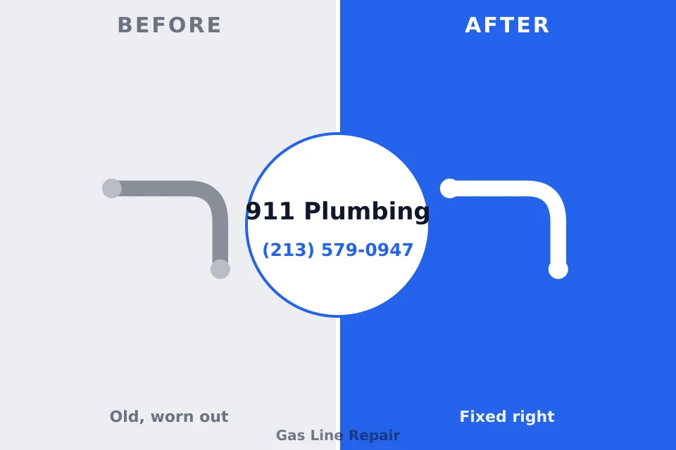Before and after: plumbing repair Lavalette, WV
